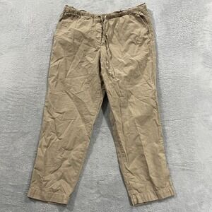 Marc O'Polo‎ Pants Women's 42 Linen Coastal Beach Boho Hippie Drawstring